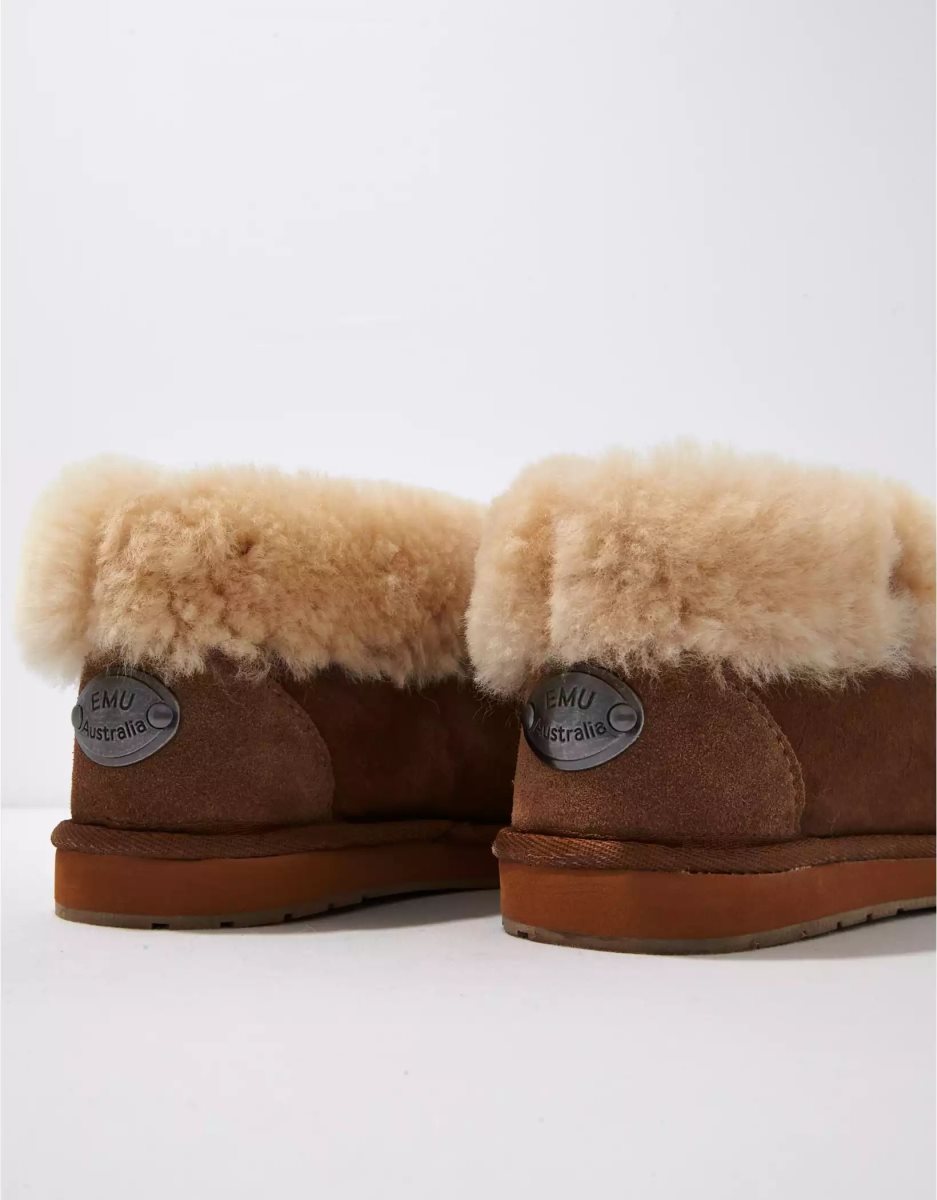 Bottes American Eagle EMU Platinum Albany Sheepskin Chaussons Marron Femme | POB-58368924